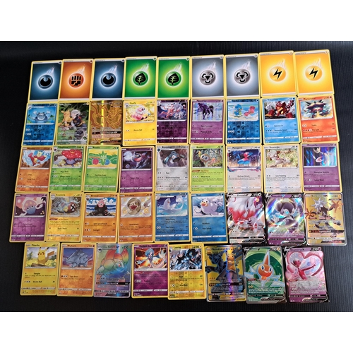 396 - SELECTION OF POKEMON TCG OF VARIOUS COLLECTIONS 
including Holographic Pikachu & Zekrom GX tag team ... 