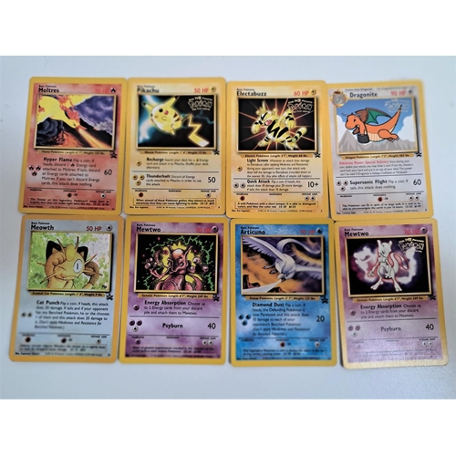 401 - SELECTION OF POKEMON TCG WIZARDS BLACK STAR PROMO COLLECTION 
comprising holographic Meowth 10, Pika... 