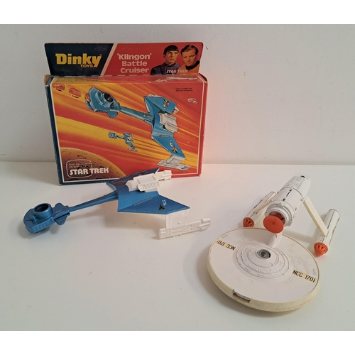 371 - DINKY DIE CAST KLINGON BATTLE CRUISER
from the television show Star Trek, in original box, together ... 