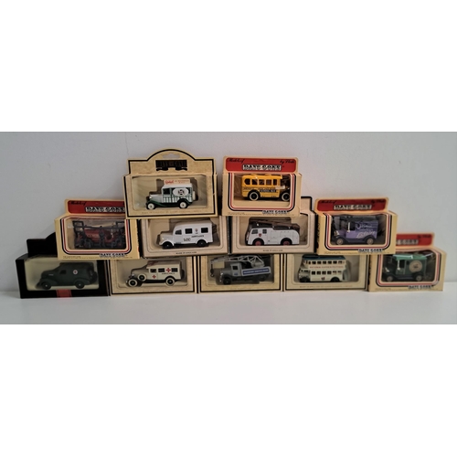 375 - FIVE LLEDO DIE CAST MILITARY VEHICLES
together with twenty one other die cast Lledo vehicles, all bo... 