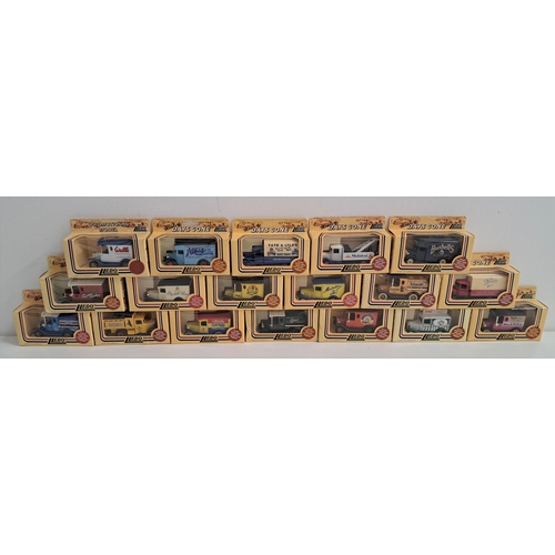 376 - THIRTY FIVE LLEDO DIE CAST VEHICLES
including Kodak van, Homepride van, Walls Sausages van, Shell va... 