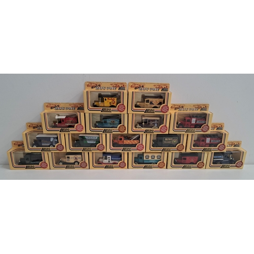 376 - THIRTY FIVE LLEDO DIE CAST VEHICLES
including Kodak van, Homepride van, Walls Sausages van, Shell va... 