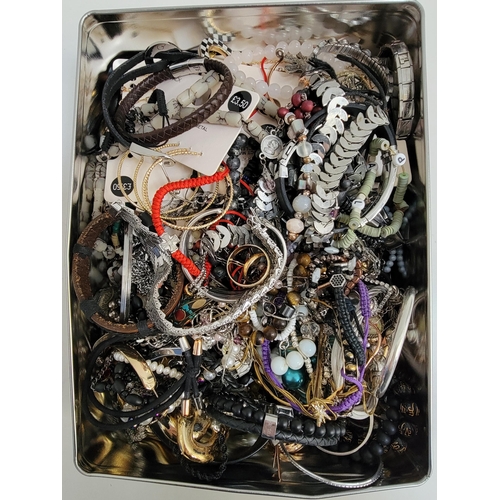 146 - SELECTION OF COSTUME JEWELLERY
including beaded jewellery, bracelets, earrings, necklaces, stone set... 