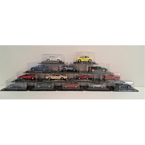 368 - THIRTY DIE CAST VEHICLES
including Citroen 2CV, Lamborghini Miura, BMW M1, Renault 5 Turbo, Cobra 42... 