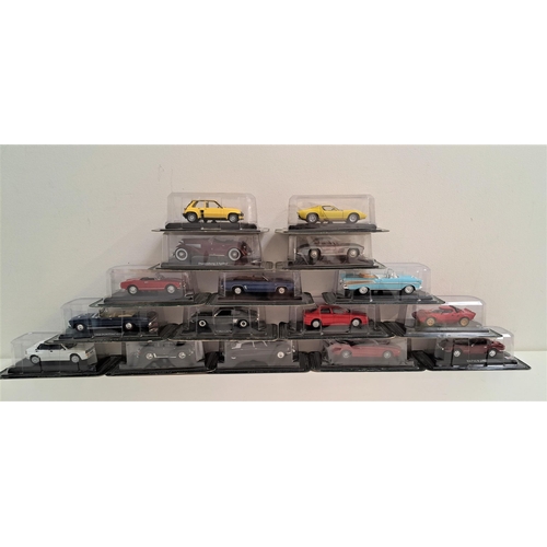 368 - THIRTY DIE CAST VEHICLES
including Citroen 2CV, Lamborghini Miura, BMW M1, Renault 5 Turbo, Cobra 42... 