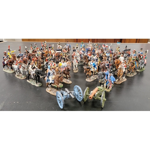 288 - SELECTION OF DEL PRADO DIE CAST MOUNTED FIGURES
including a trooper of the Spanish Dragoons, trooper... 