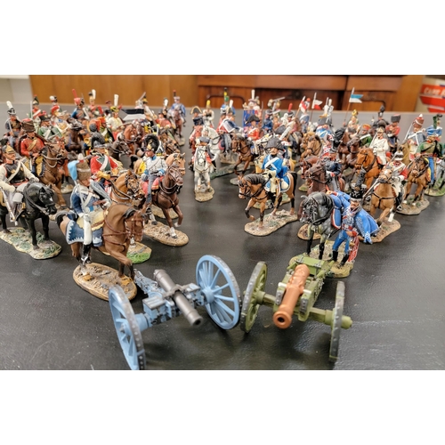 288 - SELECTION OF DEL PRADO DIE CAST MOUNTED FIGURES
including a trooper of the Spanish Dragoons, trooper... 