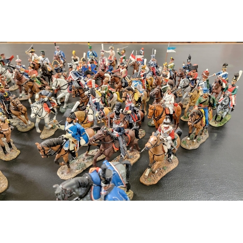 288 - SELECTION OF DEL PRADO DIE CAST MOUNTED FIGURES
including a trooper of the Spanish Dragoons, trooper... 