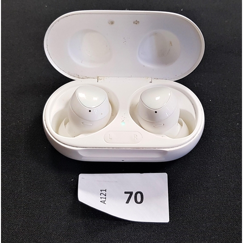 70 - PAIR OF SAMSUNG GALAXY BUDS PLUS
in charging case, model SM-R175