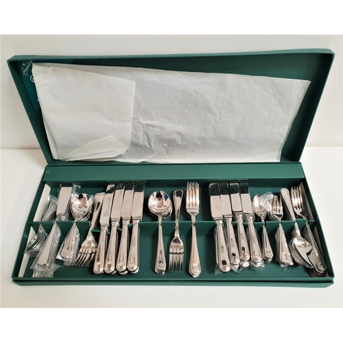 189 - HOUSLEY THE FESTIVAL COLLECTION CANTEEN OF CUTLERY
for eight place settings, in the bead pattern, in... 