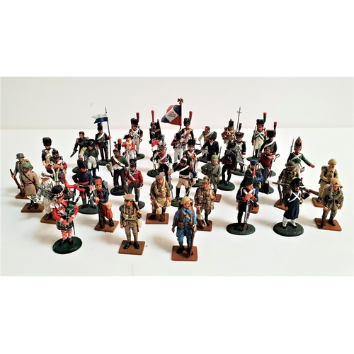 SELECTION OF DEL PRADO DIE CAST FIGURES
including Vice Admiral Lord Horatio Nelson, Duke of Wellington, Napoleon, Eagle Bearer French Old Guard and many others (42)