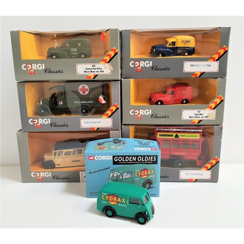 293 - SELECTION OF CORGI CLASSICS DIE CAST VEHICLES
comprising Bedford OB coach, Thornycroft bus, 1929 Tho... 