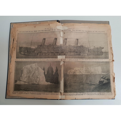 250 - NEWSPAPER 'THE DAILY GRAPHIC' SATURDAY APRIL 20TH 1912
on the sinking of the Titanic 
Note: with mod... 