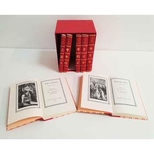 251 - FOLIO SOCIETY THE WORKS OF JANE AUSTEN
comprising Pride And Prejudice, Northanger Abbey, Persuasion,... 