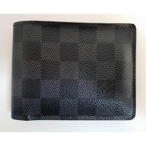 271 - LOUIS VUITTON MULTIPLE WALLET
in Damier Graphite canvas, date coded CT0250