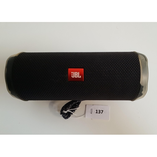 137 - JBL FLIP 4 PORTABLE BLUETOOTH SPEAKER