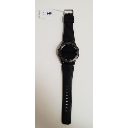 148 - SAMSUNG GEAR S3 FRONTIER SMARTWATCH
model SM-R760, S/N R5AJ2066G0X
Note: It is the buyer's responsib... 