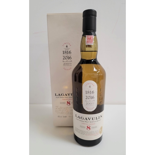 324 - LAGAVULIN LIMITED EDITION 8 YEAR OLD ISLAY SINGLE MALT SCOTCH WHISKY
for the 200th Anniversary, 70cl... 