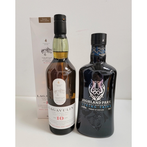 330 - TWO BOTTLES OF SINGLE MALT SCOTCH WHISKY
comprising one bottle of Highland Park Viking Tribe, 700ml ... 