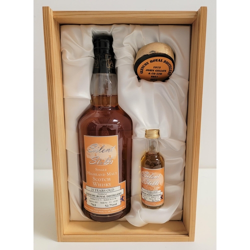 338 - GLENURY 1973 25 YEAR OLD SINGLE HIGHLAND MALT SCOTCH WHISKY
Signatory Silent Stills series which cel... 