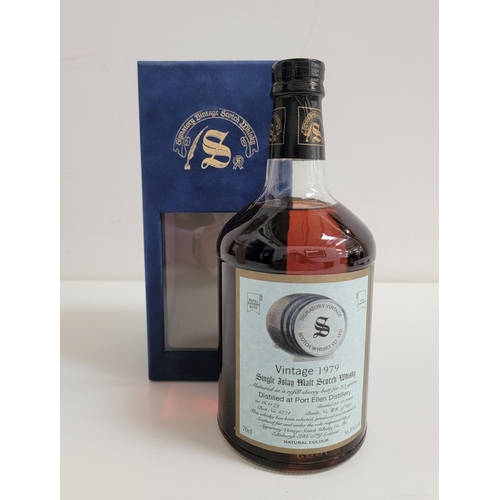 343 - PORT ELLEN SIGNATORY 1979 23 YEAR OLD SINGLE ISLAY MALT SCOTCH WHISKY
matured in an refill sherry bu... 