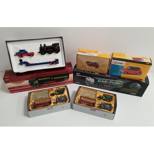 303 - THREE BOXED CORGI LIMITED EDITION DIE CAST VEHICLES
comprising an Eddie Stobart 1:50 scale Sights an... 