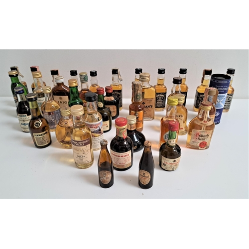 350 - SELECTION OF MINIATURES
including Edradour 12 year old, Kinahan's Whisky, Scotch Highland Malt Whisk... 