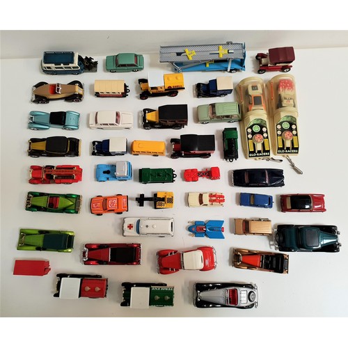 296 - SELECTION OF DIE CAST VEHICLES
with examples from Corgi, Matchbox, Majorette, Spot-On by Triang and ... 