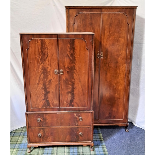 383 - BEITHCRAFT MAHOGANY WARDROBE
with a pair of panelled doors opening to reveal a hanging rail, shelves... 