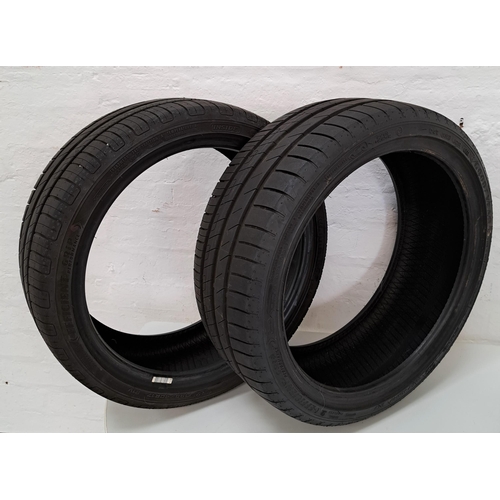 58 - TWO GOODYEAR TYRES
both efficient grip performance 195/40 r17 81v tyres