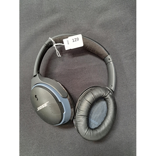 129 - PAIR OF BOSE SOUNDLINK BA2 WIRELESS HEADPHONES
Note: there is some wear to ear pads