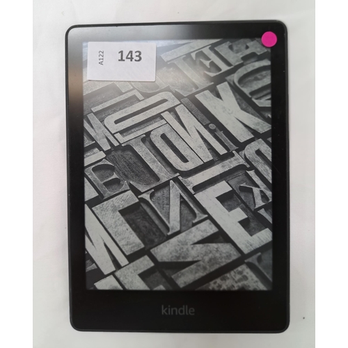 143 - AMAZON KINDLE PAPERWHITE 5
serial number G001 PX11 1496 0015
Note: It is the buyer's responsibility ... 