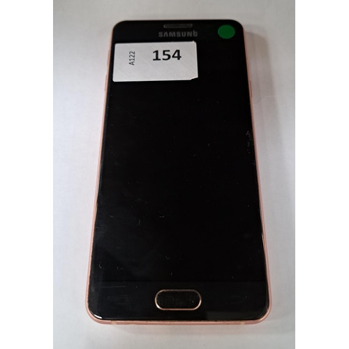 154 - SAMSUNG GALAXY A3
model SM-310F; IMEI 358979076473910; Google Account Locked.
Note: It is the buyer'... 