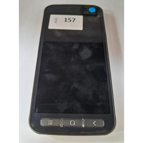 157 - SAMSUNG GALAXY XCOVER 4S
model SM-G398FN/DS; IMEI 355523115728272; Google Account Locked. (A few cra... 