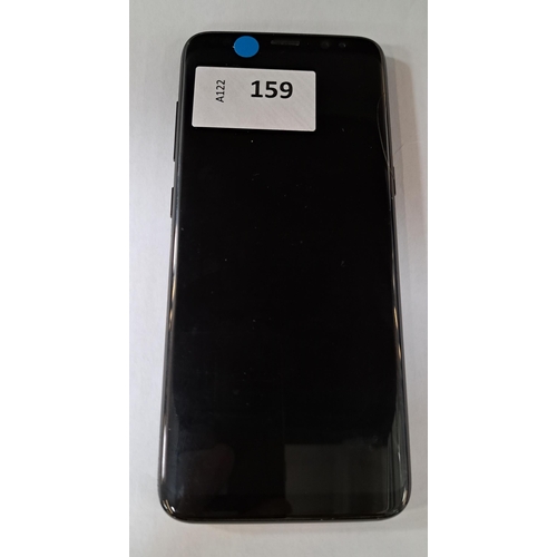 159 - SAMSUNG GALAXY S8
model SM-G950F; IMEI 359042083938216; Google Account Locked. (crack to right hand ... 