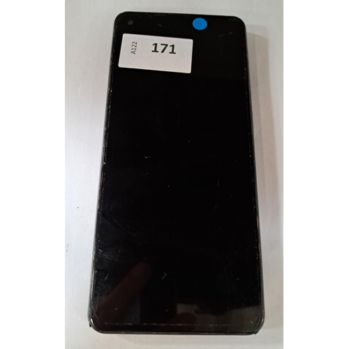 171 - SAMSUNG GALAXY A21S
model SM-A217F; IMEI 352034375195883; NOT Google Account Locked. (Cracks to scre... 