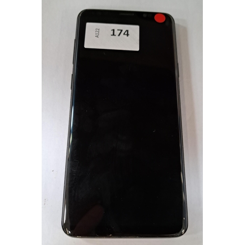 174 - SAMSUNG GALAXY S9+
model SM-G965F; IMEI 352402097414496; Google Account Locked.
Note: left hand side... 