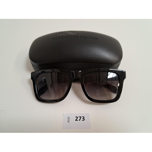 273 - PAIR OF NEW ALEXANDER MCQUEEN SUNGLASSES
in Alexander McQueen case