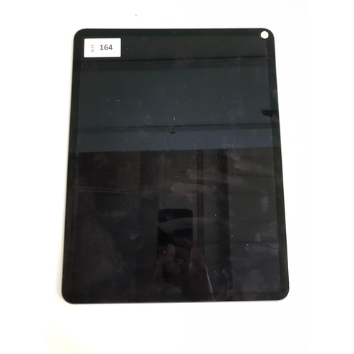 164 - APPLE IPAD PRO 12.9 INCH - A2229 - WIFI  
serial number DMPG5HFBNR71. Apple account locked. 
Note: I... 