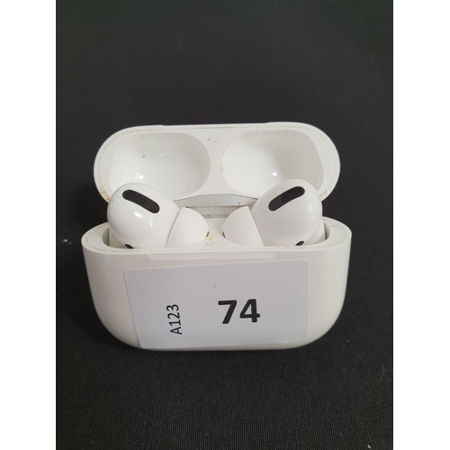 74 - PAIR OF APPLE AIRPODS PRO
in AirPods Pro charging case