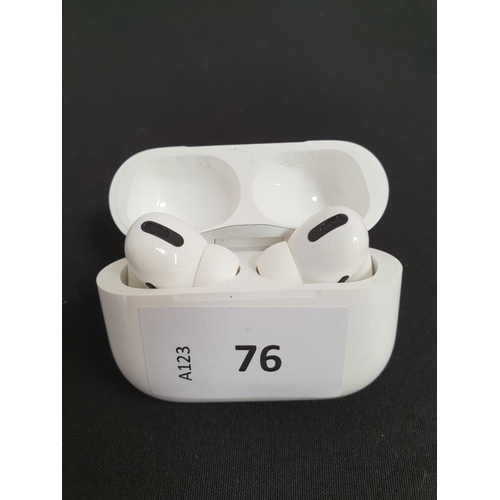 76 - PAIR OF APPLE AIRPODS PRO
in AirPods MagSafe charging case