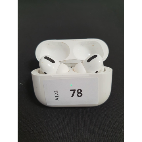 78 - PAIR OF APPLE AIRPODS PRO
in AirPods MagSafe charging case