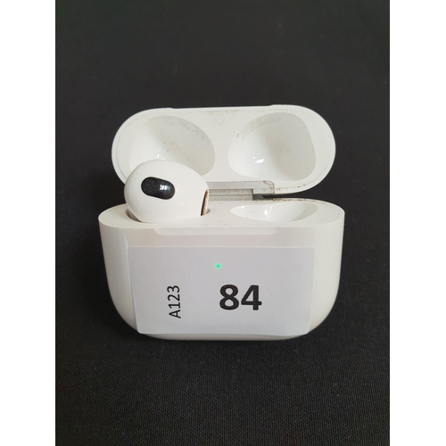 84 - SINGLE APPLE AIRPODS 3RD GENERATION
in MagSafe charging case