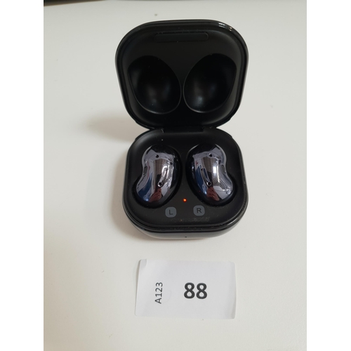 88 - PAIR OF SAMSUNG EARBUDS
in charging case, model SM-R180