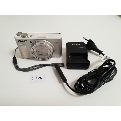 176 - CANON POWERSHOT SX730 HS CAMERA
with European charging cable and battery charger