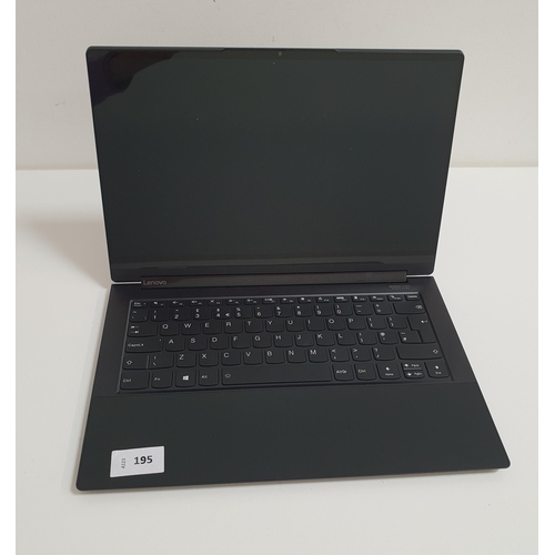 195 - LENOVO YOGA 9 14ITL5 LAPTOP
serial number PF24DXFA; Wiped
Note: It is the buyer's responsibility to ... 