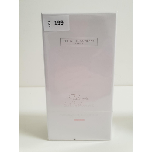 199 - THE WHITE COMPANY TUBEROSE & CASHMERE BATH AND BODY GIFT SET
comprising bath & shower gel and body l... 