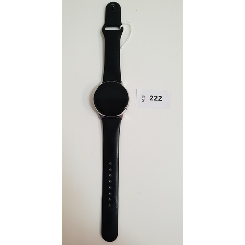 222 - SAMSUNG GALAXY WATCH 
model SM-R500; S/N R5AM9012KAV
Note: It is the buyer's responsibility to make ... 