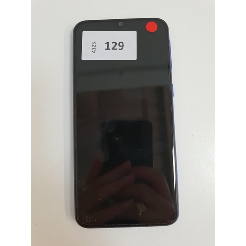 129 - SAMSUNG GALAXY A40
model SM-405FN/DS; IMEI 357288107412595; Google Account Locked.
Note: It is the b... 