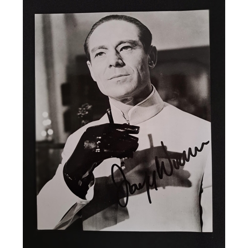 102 - JOSEPH WISEMAN
signed 10x8 colour photograph as Dr. No
Note: Canadian-American actor best known for ... 